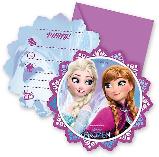 Cartes reine des neiges invitation anniversaire fête par 6