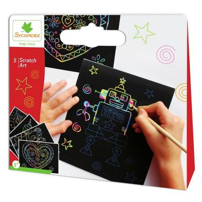 Kit Scratch Art - Pochette de loisirs créatifs enfant