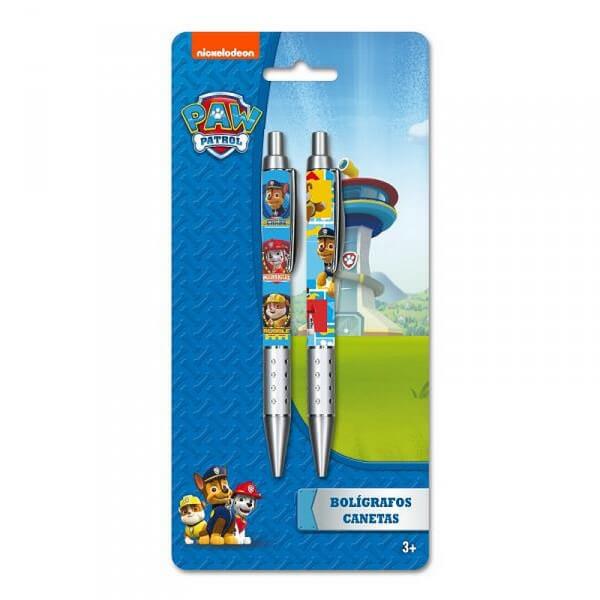 Stylos Pat Patrouille - Pack de 2 stylos - Idée cadeau