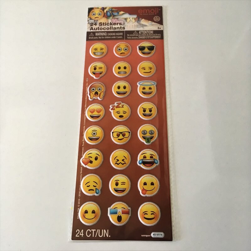 Autocollants Personnalisés  Mixte Emoji Amusant Autocollants