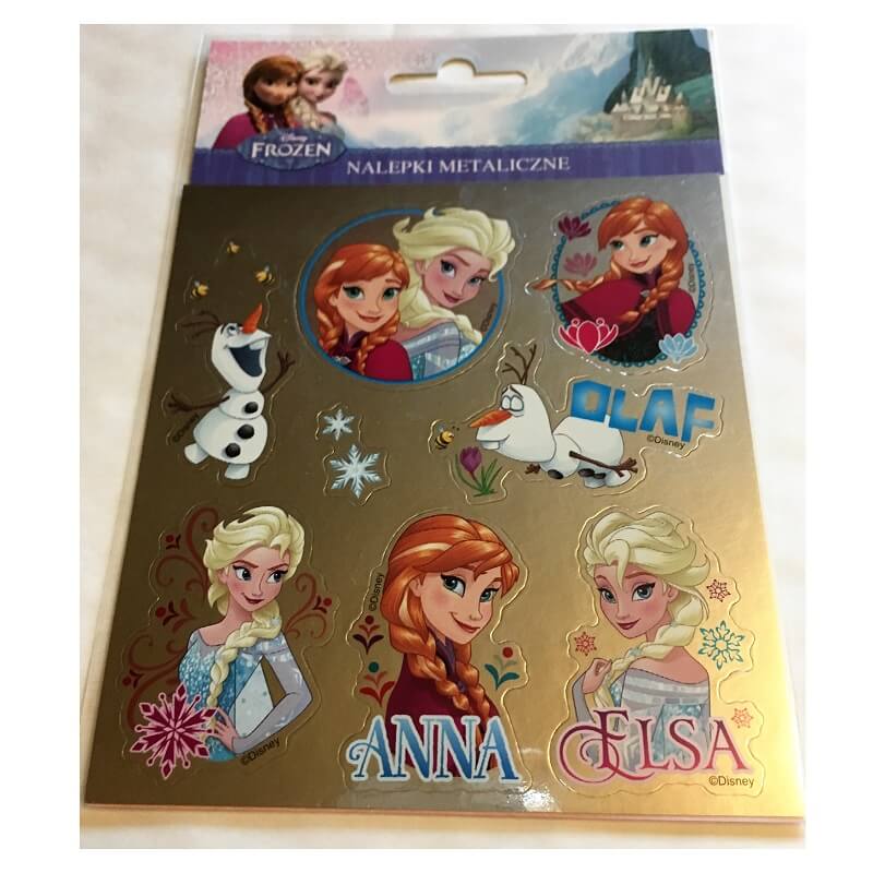 Stickers la reine des neiges et carte la reine des neiges version 1