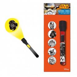Torche projecteur 5 images star wars