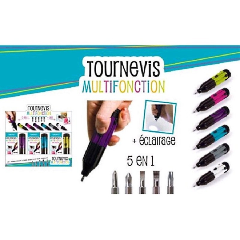 Tournevis multifonction avec LED