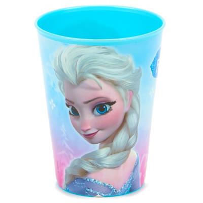 Verre La reine des neiges avec Anna et Elsa en plastique alimentaire